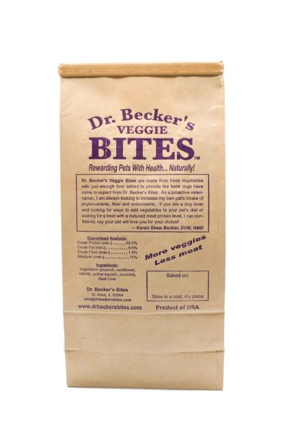 Dr Becker's Veggie Bites Dog & Cat Treats, 4 oz