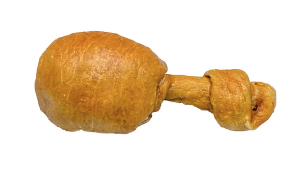 CollaChews Chicken & Collagen Rawhide Free Drumsticks Dog Treat - 4 Pack Bag