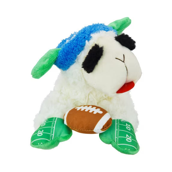 Multipet Tailgate Lamb Chop w/ Football Dog Toy - 6.5"