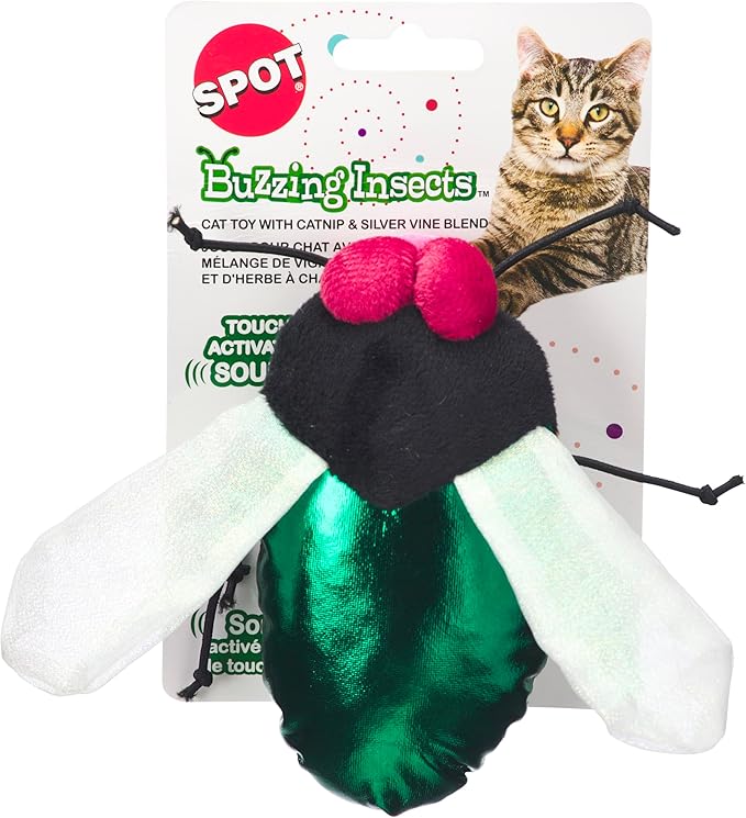 Spot Ethical Products Ethical Products Buzzing Insects 5" Cat Toy - Assorted