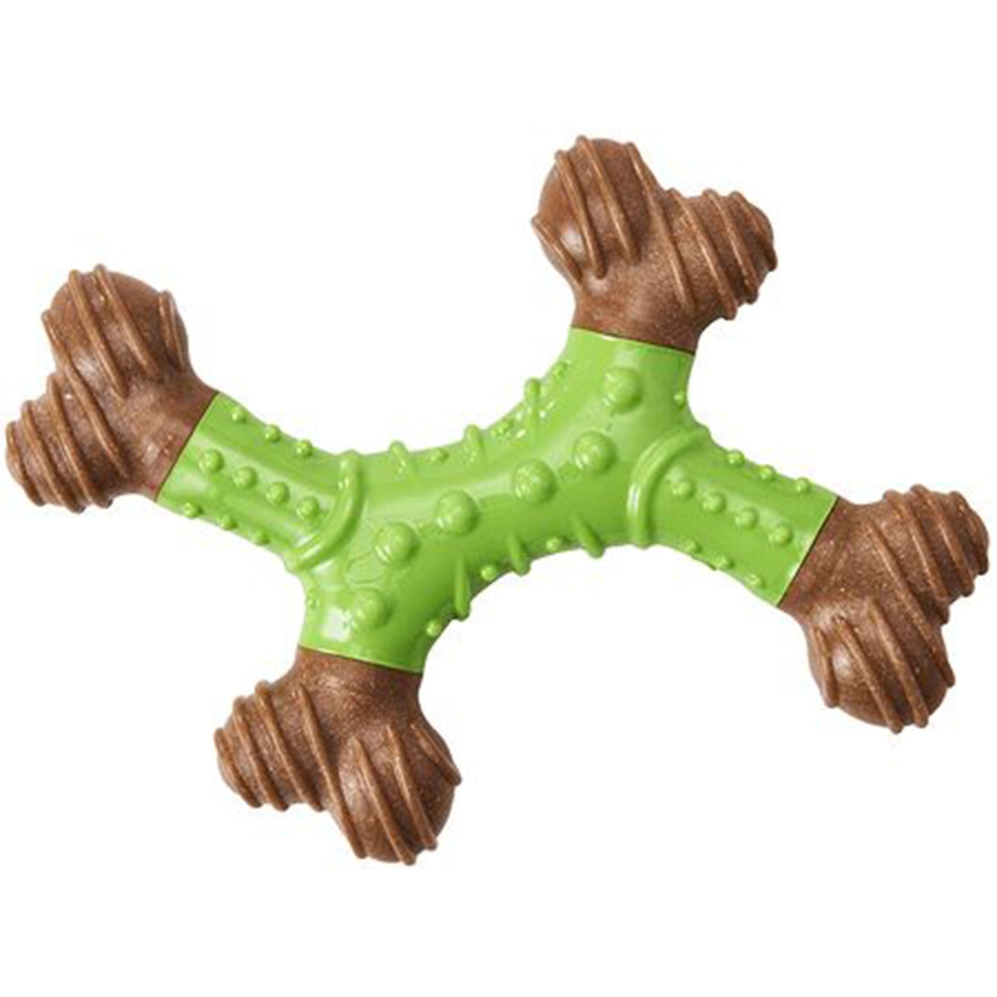 ETHICAL/SPOT Bam-Bone Dental X-Bone Apple Flavor Chew Toy - 8"