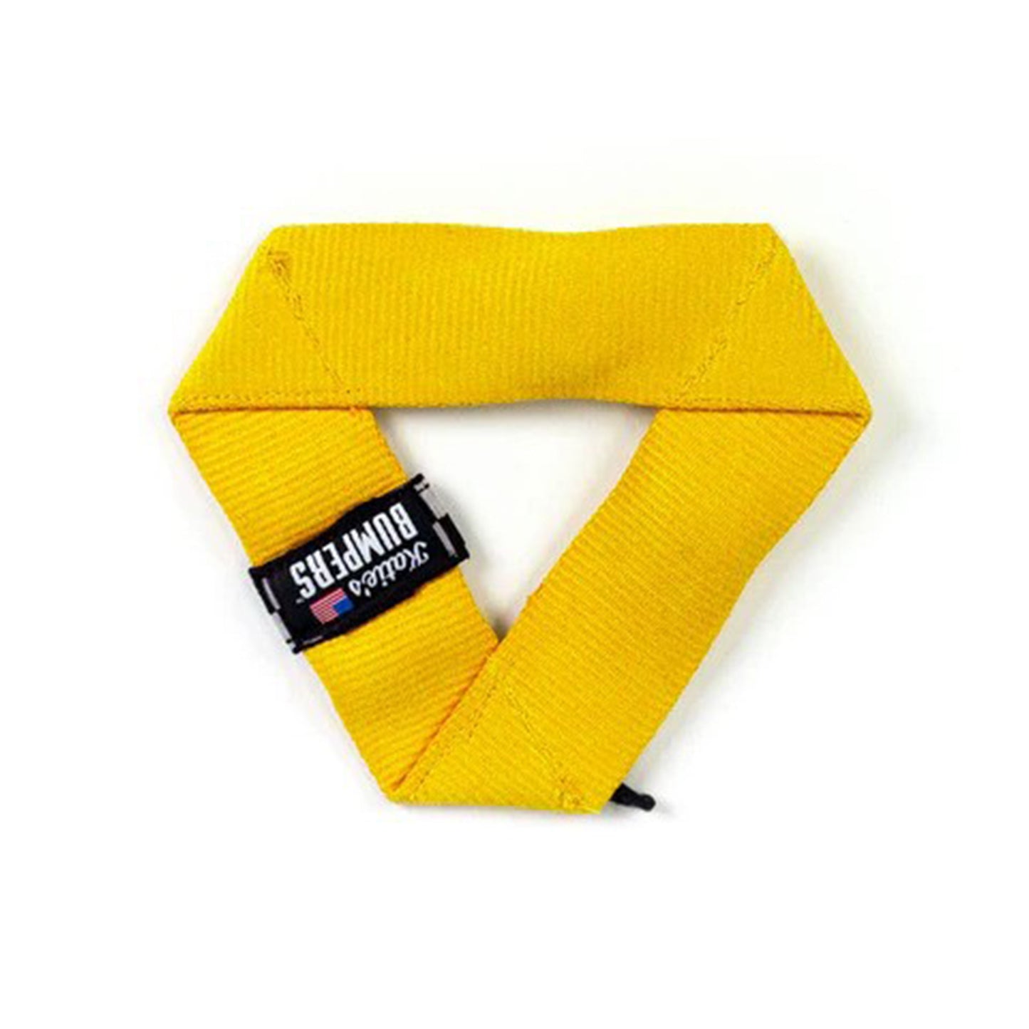Katie's Bumpers Best Frequent Flyer Mini Triangle Dog Fetch Toy - Yellow