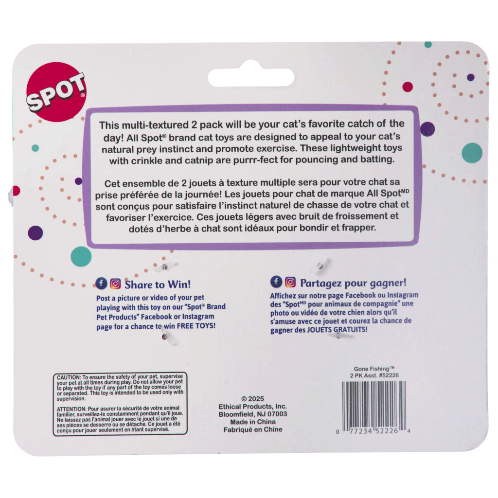 Ethical/Spot American Take Out Cat Toy - 2pk