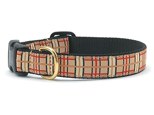 Up Country Plaid Dog Collar - Large