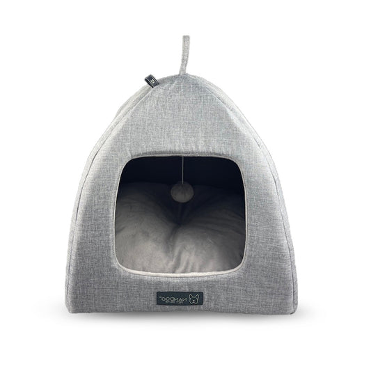Nandog Pet Gear Cassel Cat Hut - Gray