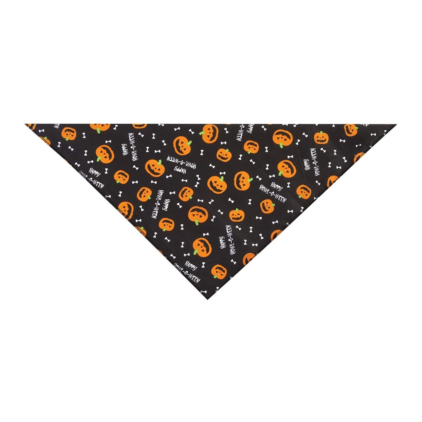 Aria Festive Halloween Dog Bandana (Howl-o-ween Pumpkins)