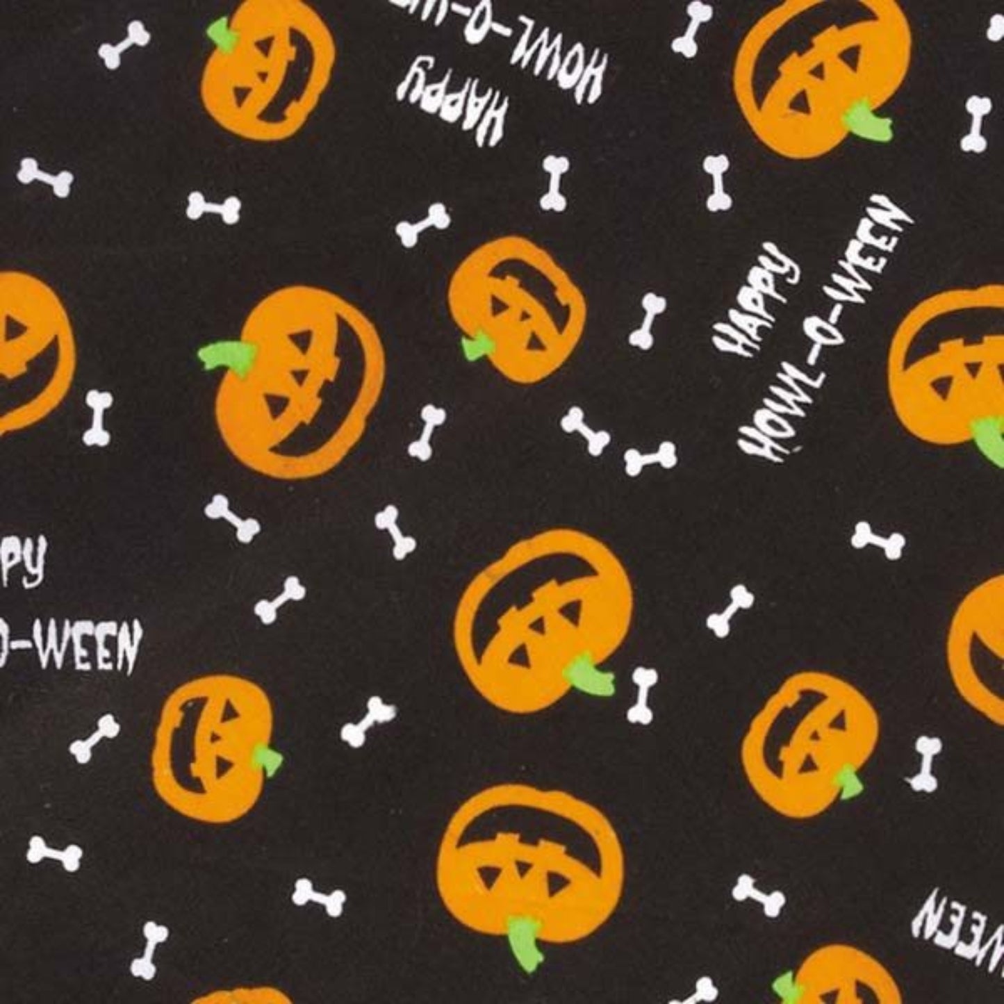 Aria Festive Halloween Dog Bandana (Howl-o-ween Pumpkins)