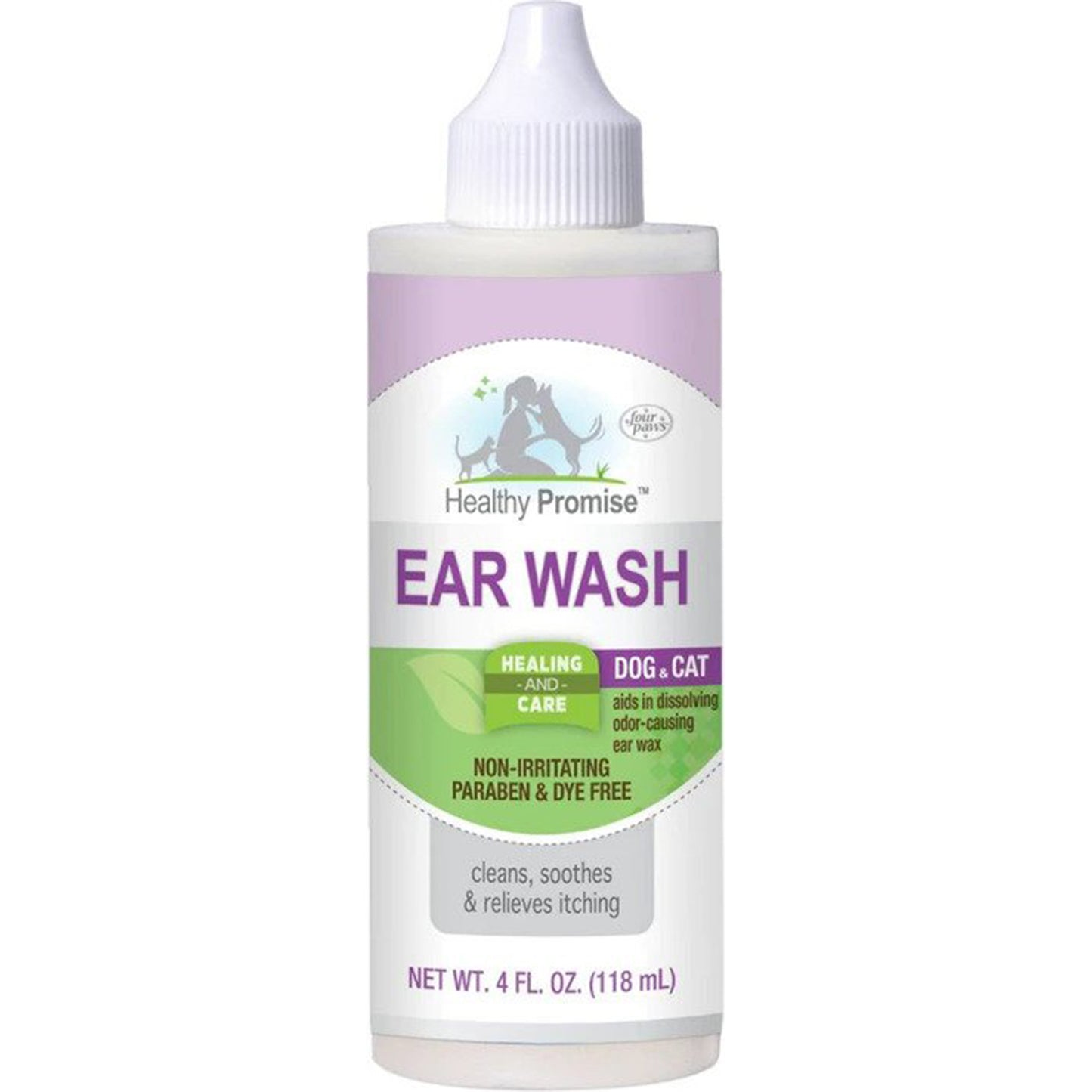 Four Paws Healthy Promise Dog and Cat Ear Wash - 4 fl oz