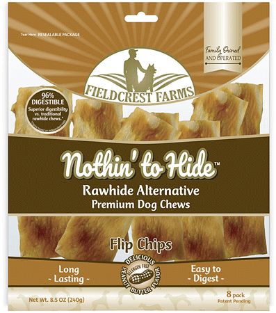 Fieldcrest Farms Nothin' To Hide Flip Chips Peanut Butter (Pack of 8)