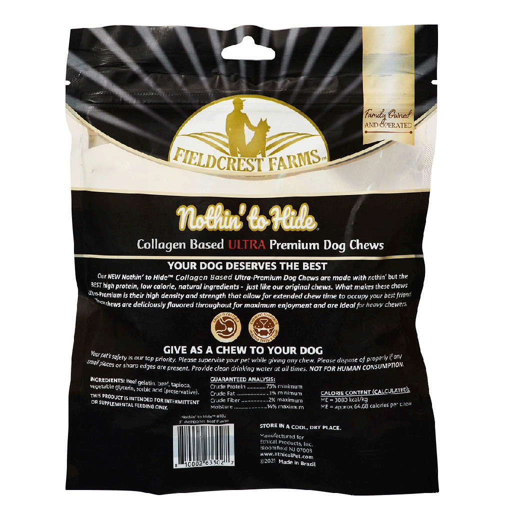 Fieldcrest Farms Nothin' To Hide Ultra Wishbone 3" Chicken (Pack of 12)