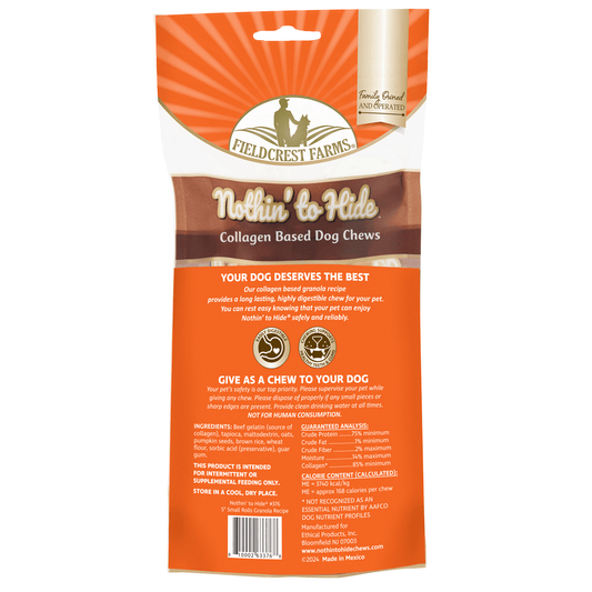 Fieldcrest Farms Nothin' To Hide  5" Small Roll Granola (Pack of 2)