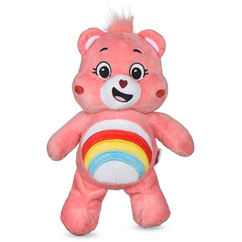 Care Bears: Cheer Bear Plush Figure Squeaker Pet Toy - 9”