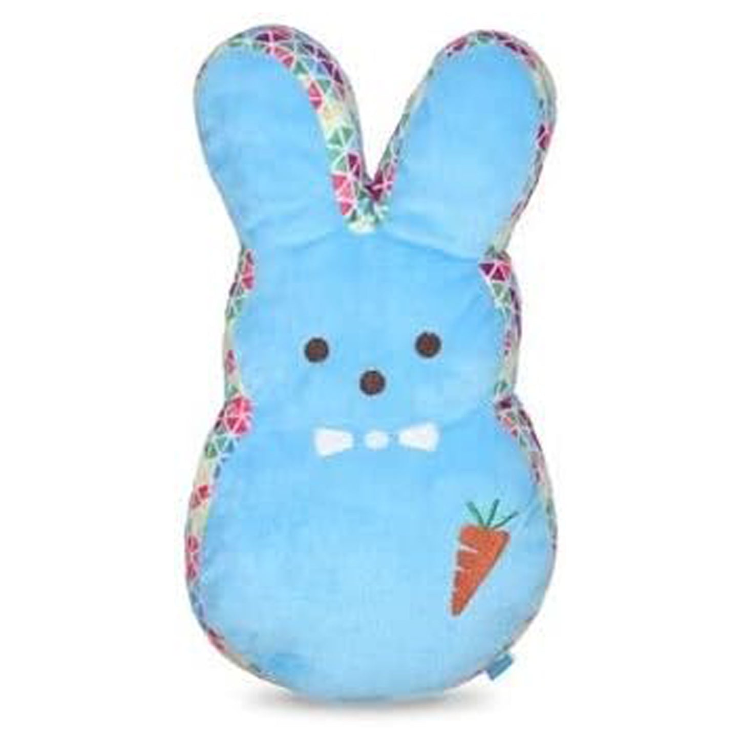 Peeps Pattern Blue Bunny Squeaker Pet Toy -12"