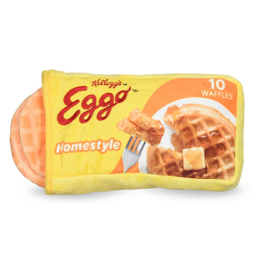 Kellogg's: 9" Eggo Box Plush Figure Squeaker Pet Toy