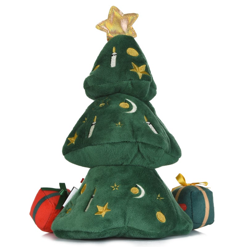 Harry Potter: 10" Holiday Tree Burrow Toy with Plush Squeaker House Presents