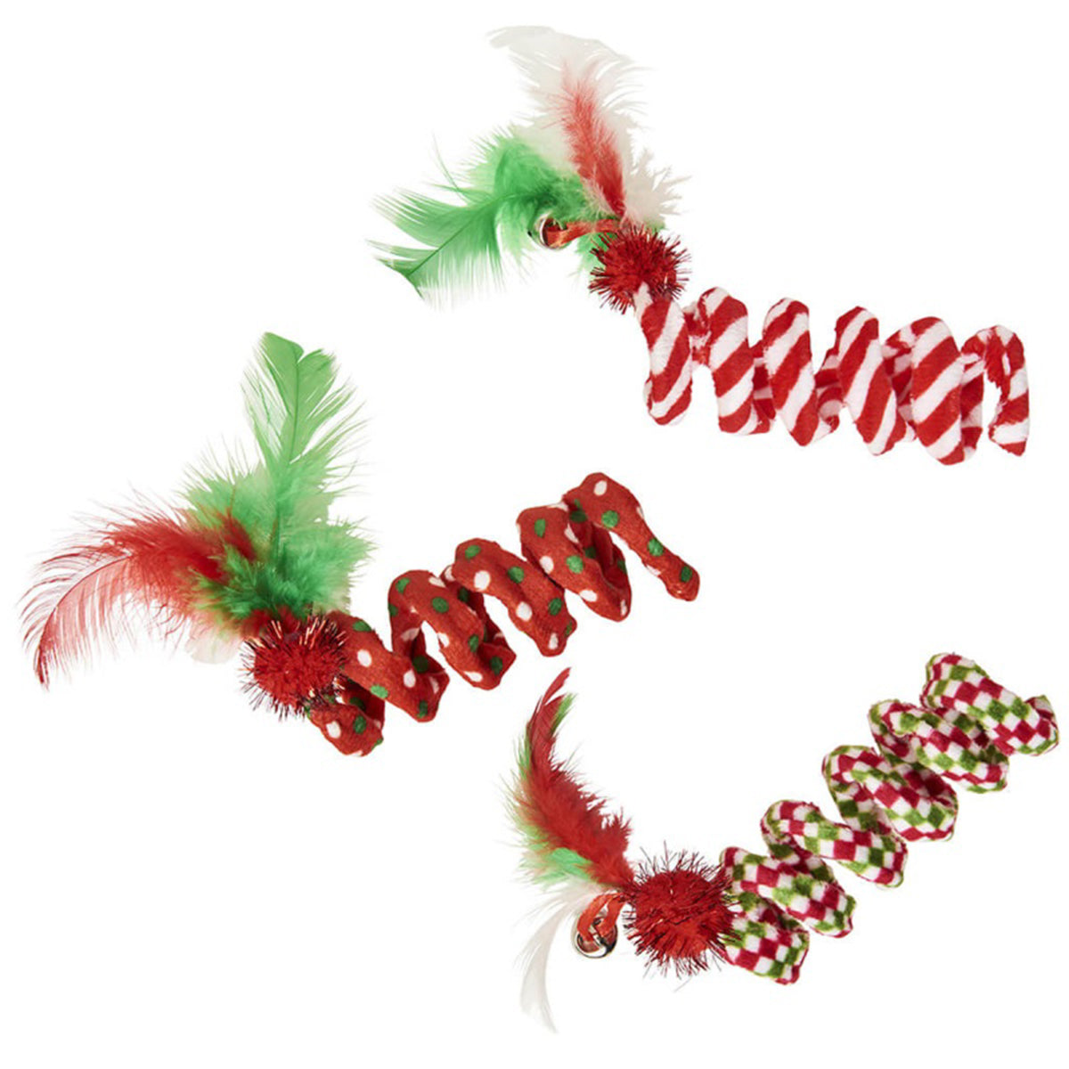 SPOT Holiday Christmas Gift Spring Cat Toys 3pk