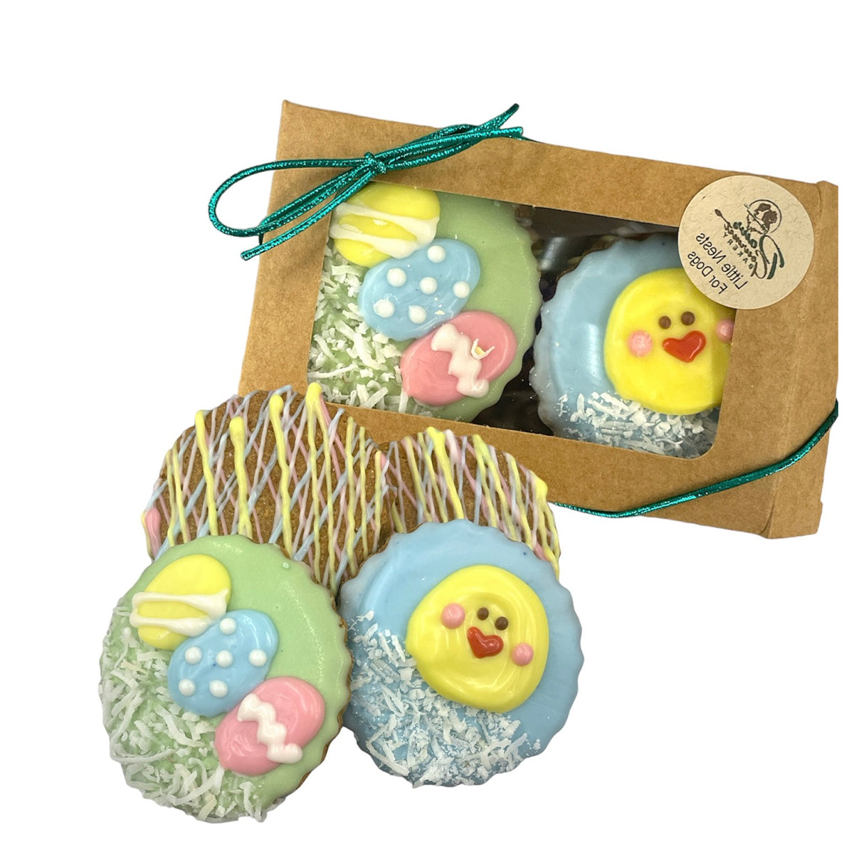 Paws Gourmet Bakery Little Nests Easter Gift Box - 4 Treats