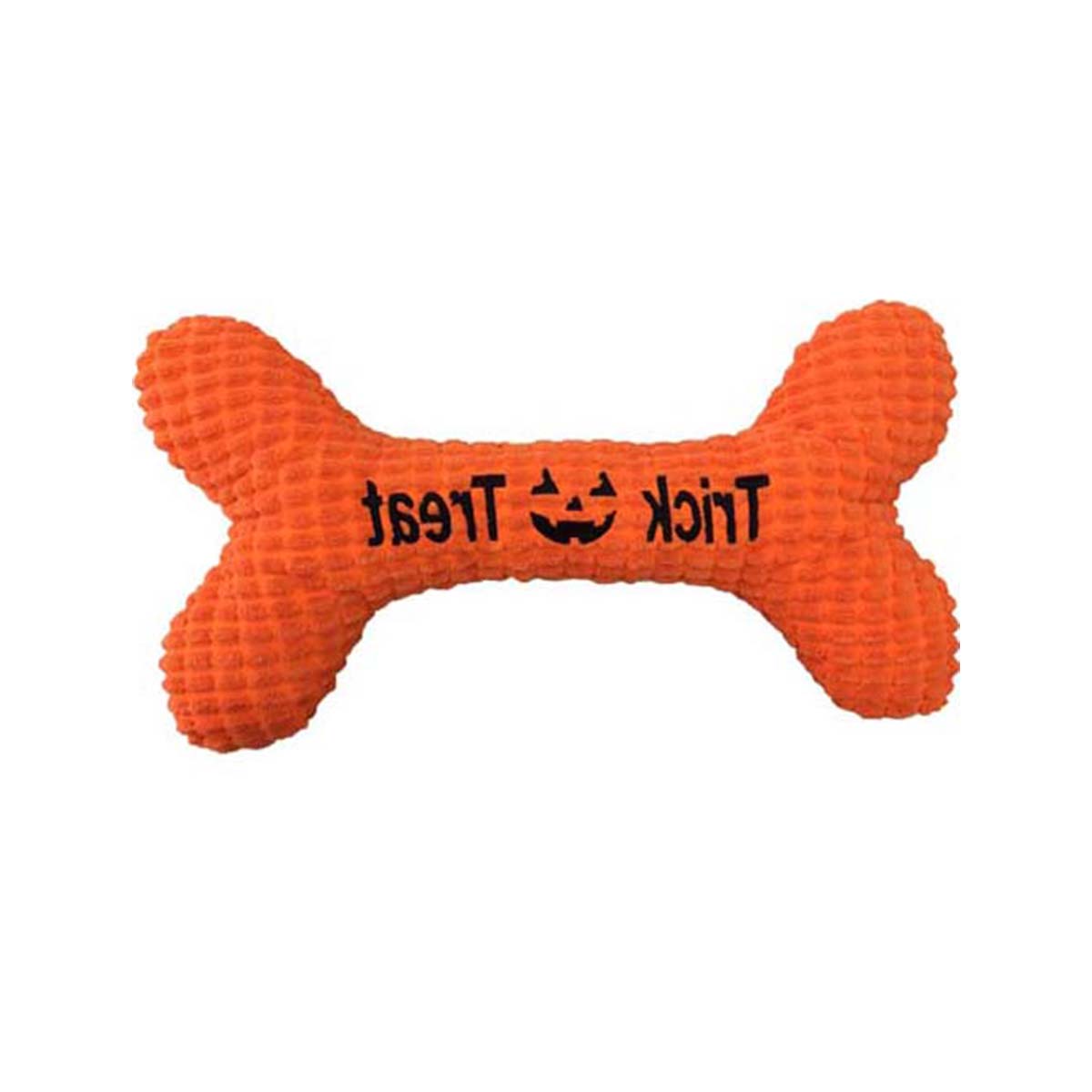 Petlou Trick or Treat Halloween Plush Chewy Bone Pet Toy - 10"