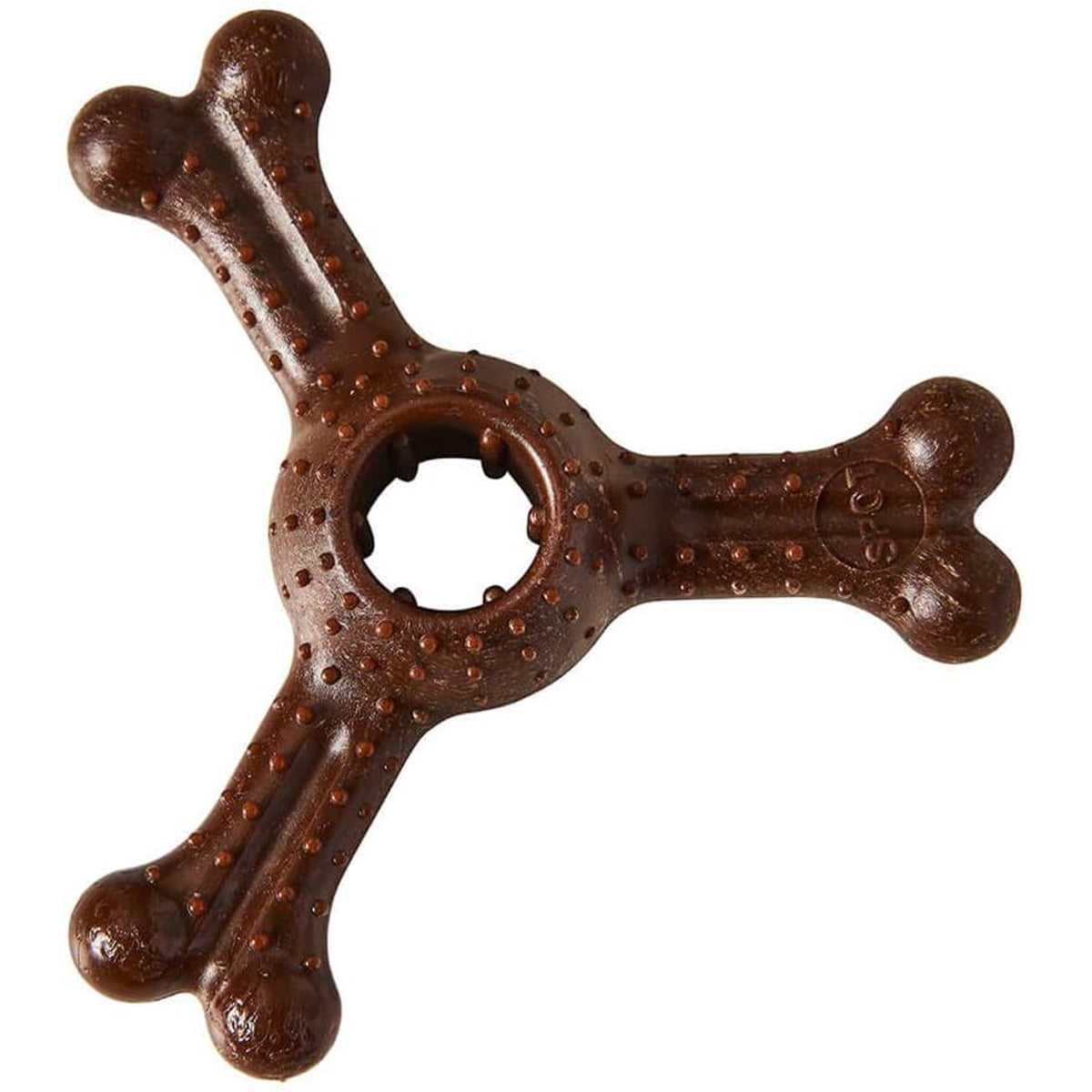 ETHICAL/SPOT Bam-Bone Plus Triple Bison Flavor Chew Toy - 4"