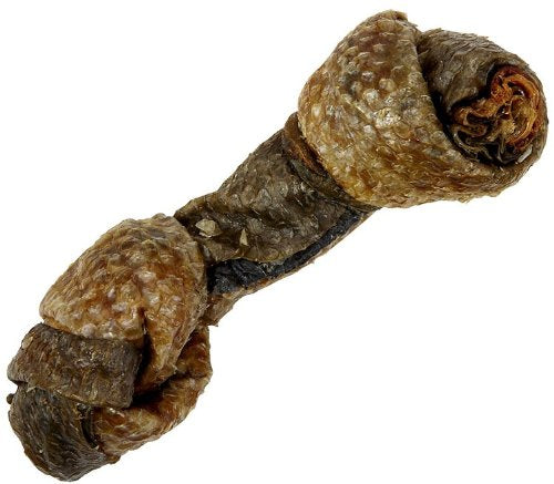 Salmon Skin Bone for Dogs by Snack 21 (Box with 18 bones)