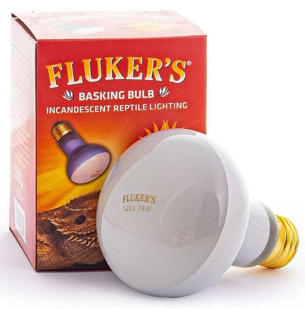Flukers Basking Bulb Incandescent Reptile Light - 75 Watts