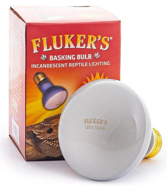 Flukers Basking Bulb Incandescent Reptile Light - 100 Watts