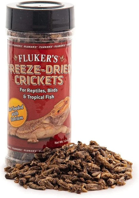 Flukers Freeze-Dried Crickets Gut Loaded with Calcium Pet Food - 1.2 oz