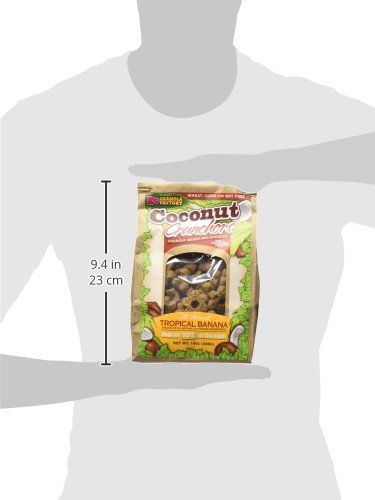 K9 Granola Factory Coconut Crunchers for Dogs All Natural Tropical Banana, 14-Ounces