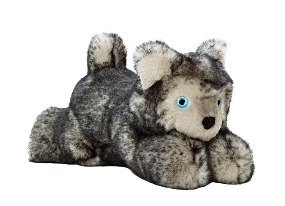 Fluff & Tuff Blanca Wolf Dog Toy - 11"
