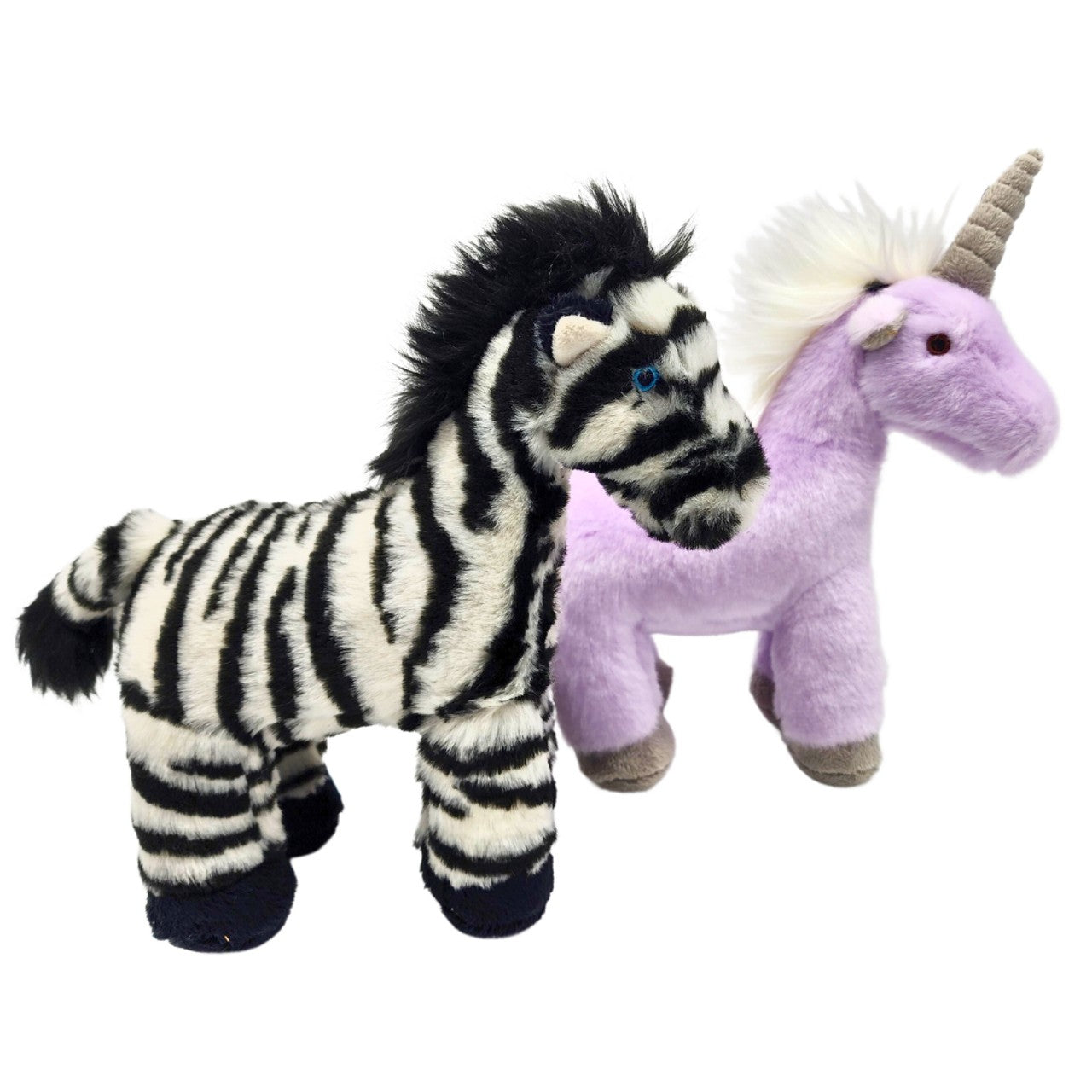 Fluff & Tuff Bobby Zebra Dog Toy - 9"