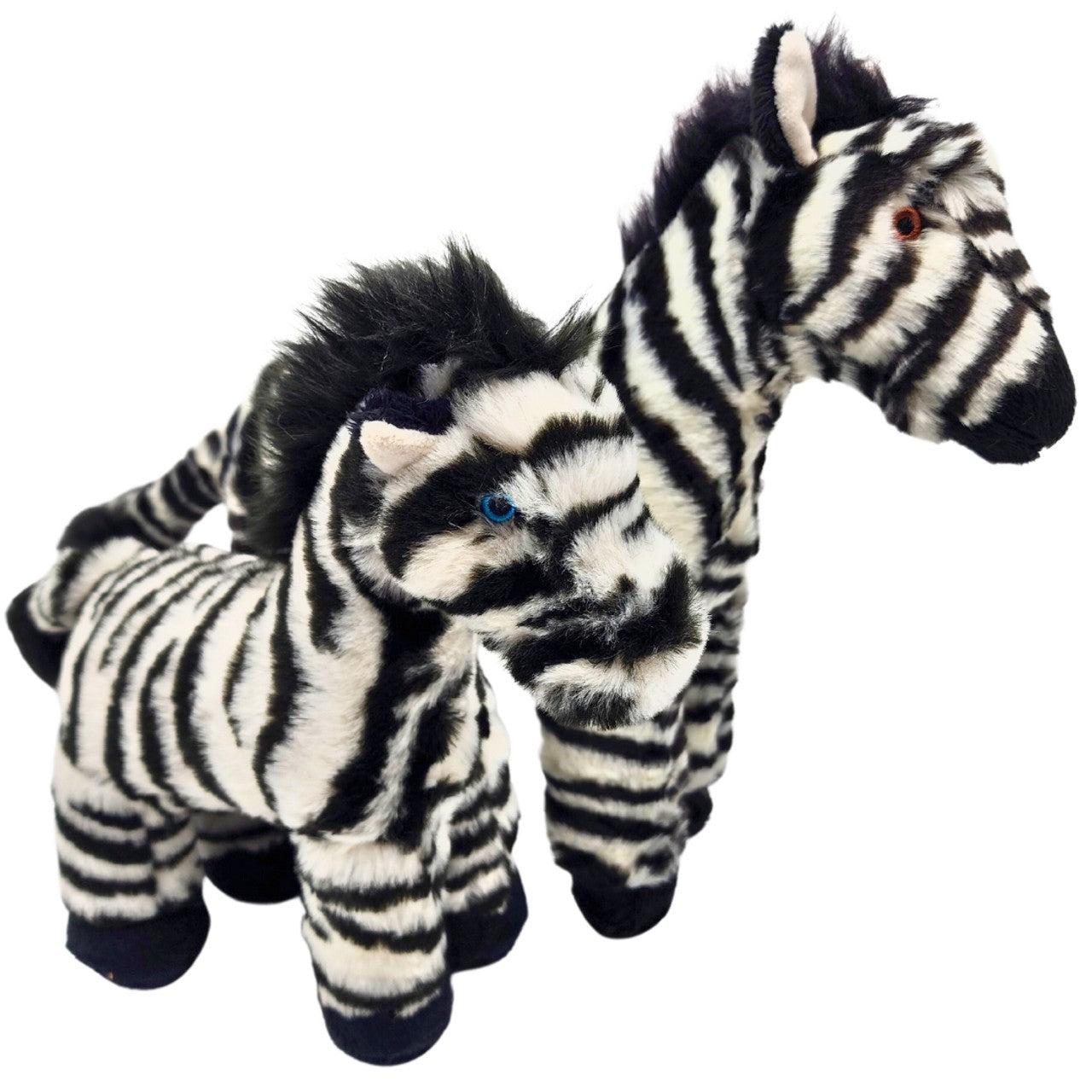 Fluff & Tuff Bobby Zebra Dog Toy - 9"