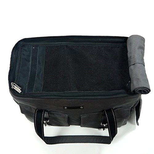 Dogo Buckle Tote Dog Carrier, Charcoal