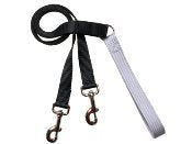 2 Hounds Freedom Harness' 4 Configuration Training Leash ONLY, 1" Black