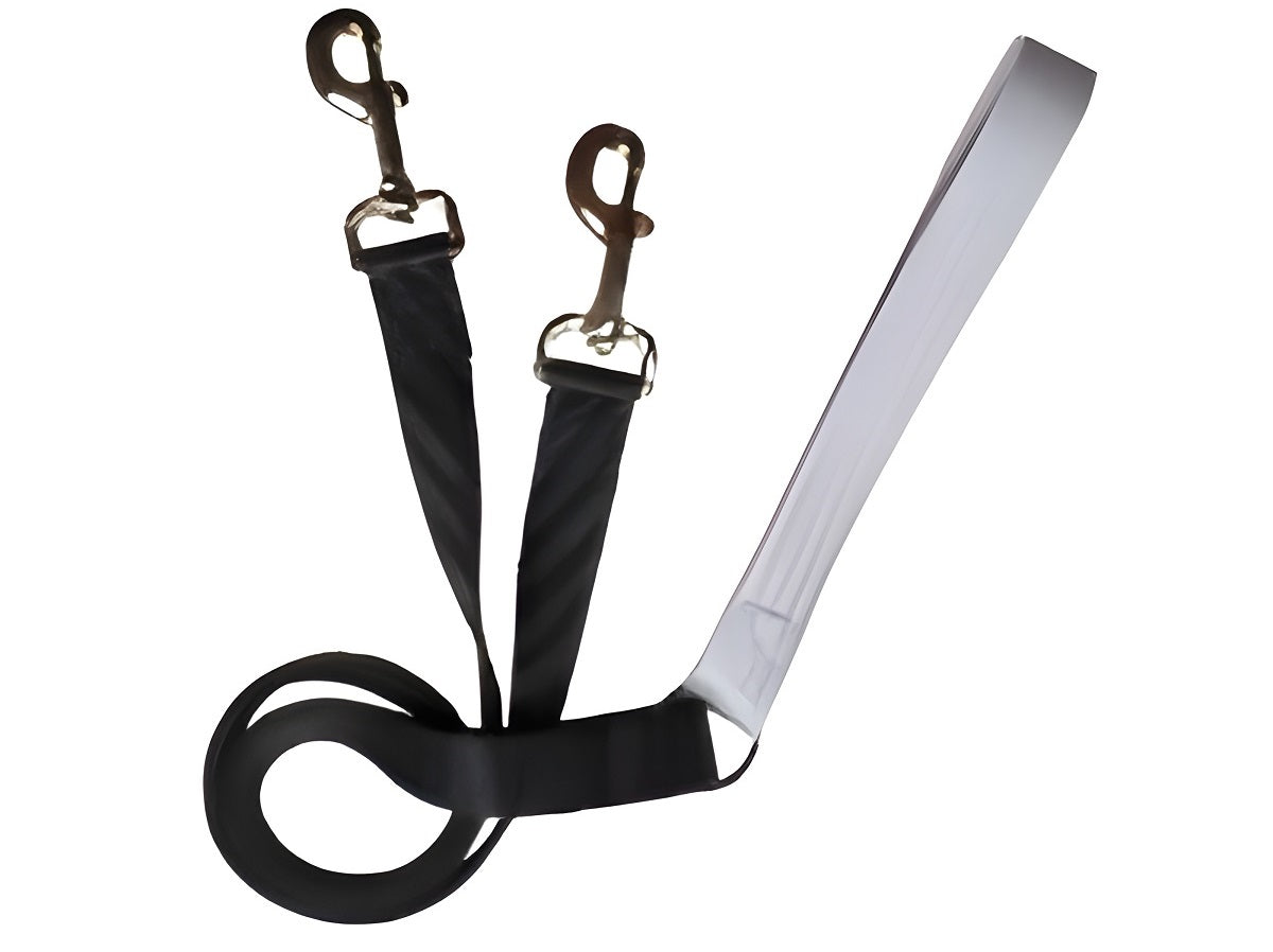 2 Hounds Freedom Harness' 4 Configuration Training Leash ONLY, 1" Black