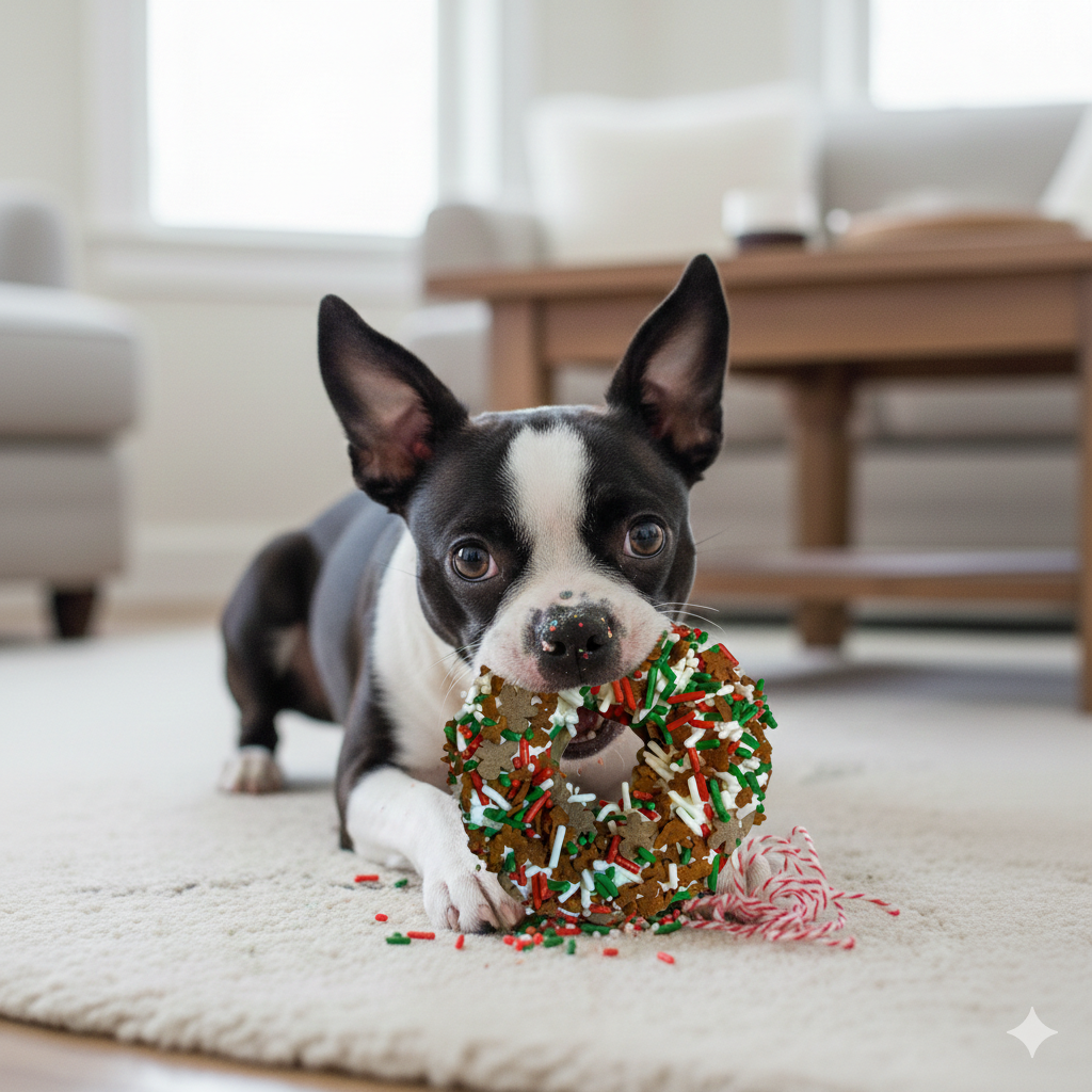 K9 Granola Factory Gingerbread Man - Gourmet Christmas Donut Dog Treat - 3pk