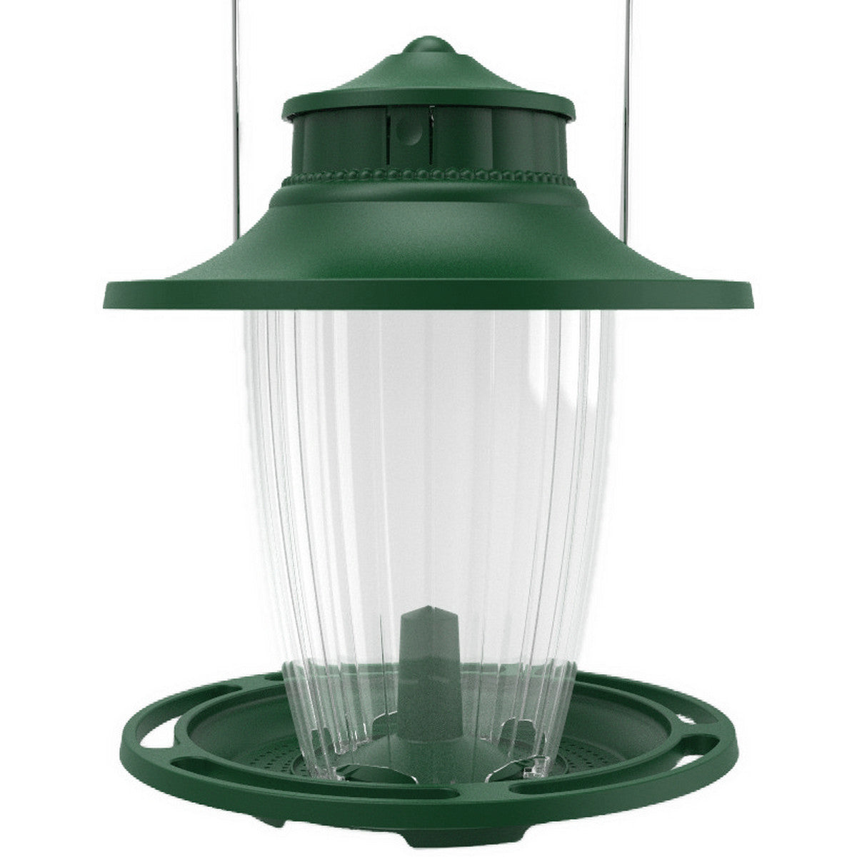 More Birds Green Large Lantern Bird Feeder - 3.8 lbs (5 Feeding Stations)