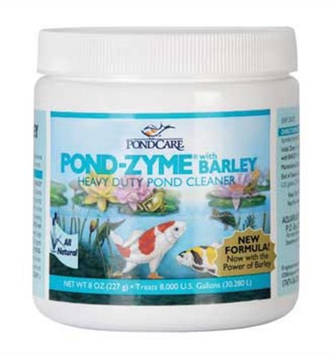 API POND-ZYME SLUDGE DESTROYER Pond Water Cleaner With Barley 8-Ounce Container