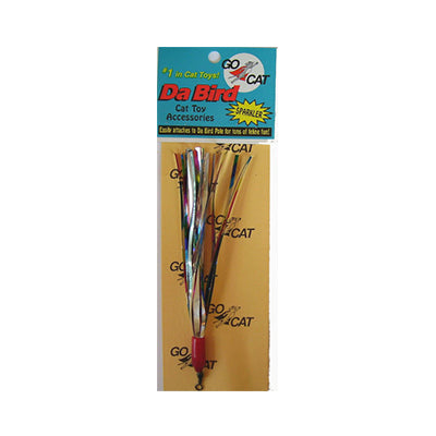 GoCat Da Bird Cat Toy Refill Accessories, Handmade in the USA, Sparkler