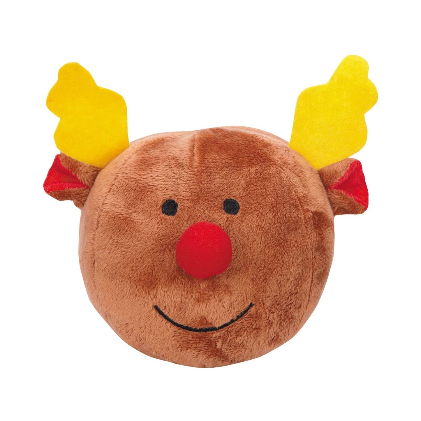 Grriggles Snowball Gang Dog Toys, 5" Reindeer