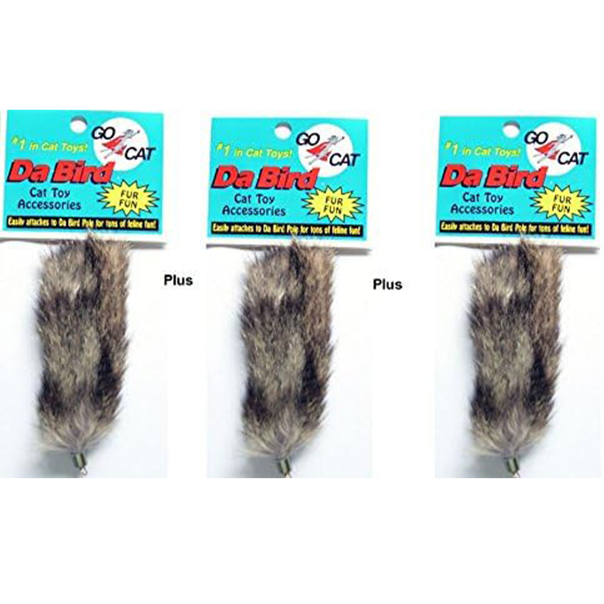 Da Bird Fur Fun Refill/Attachment - 3 Pack