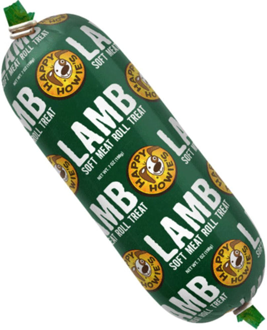 HAPPY HOWIE'S Soft Meat Roll Dog Treat - Lamb (7 oz)