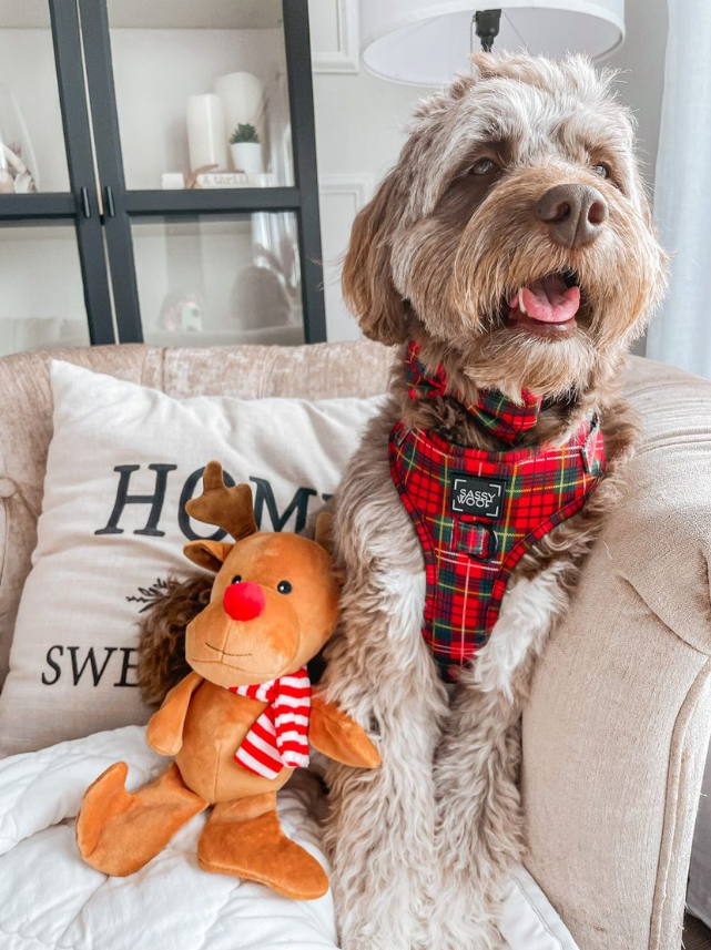 Christmas reindeer plush sales