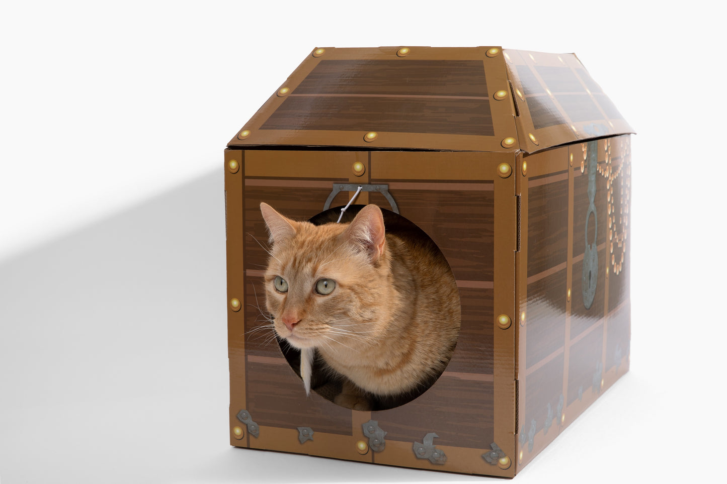 Midlee Treasure Chest Cat Scratcher House