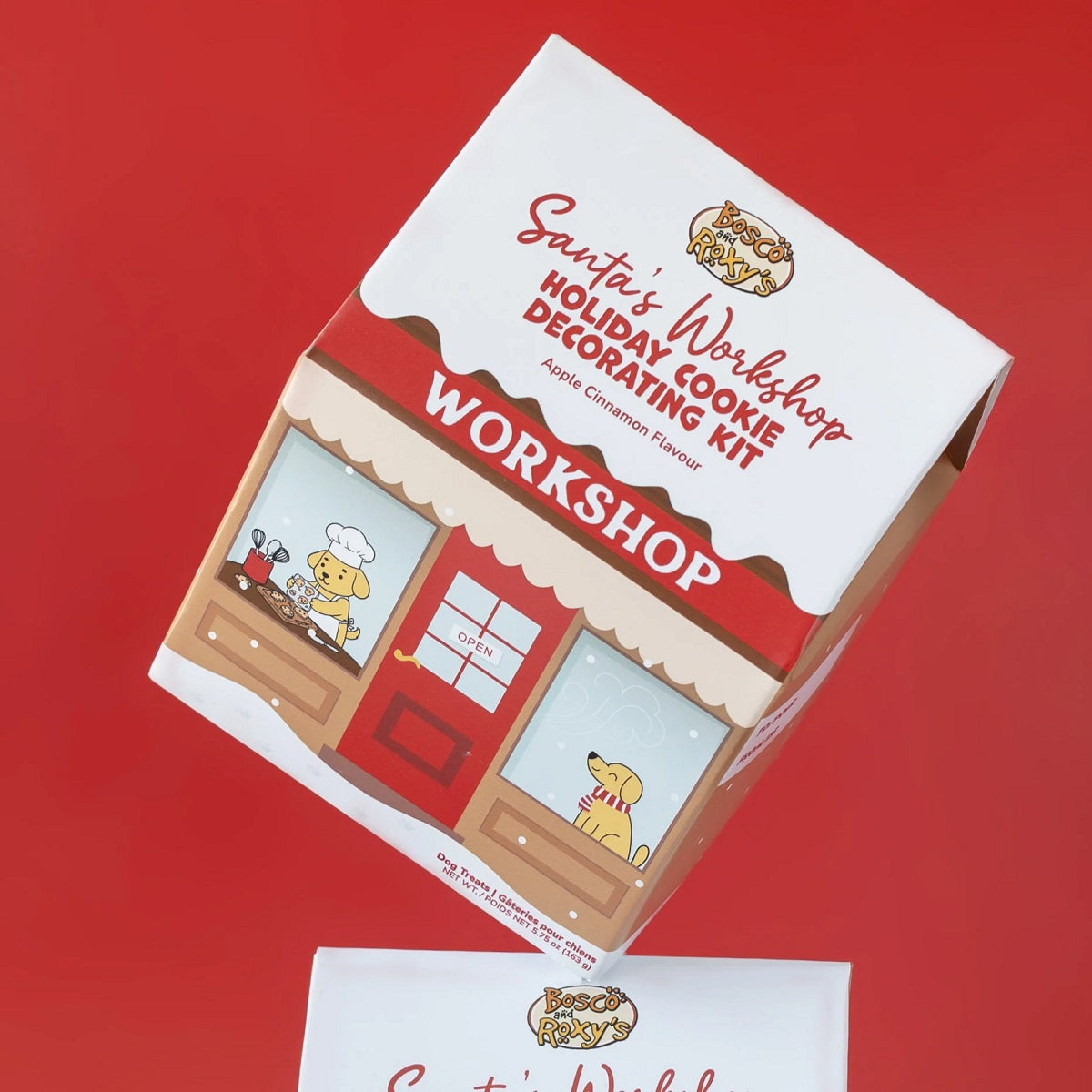 Bosco & Roxy's Santa's Workshop Holiday Cookie Decorating Kit | Christmas Dog Treats