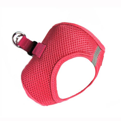 American River Choke Free Reflective Dog Harness, Pink, Medium