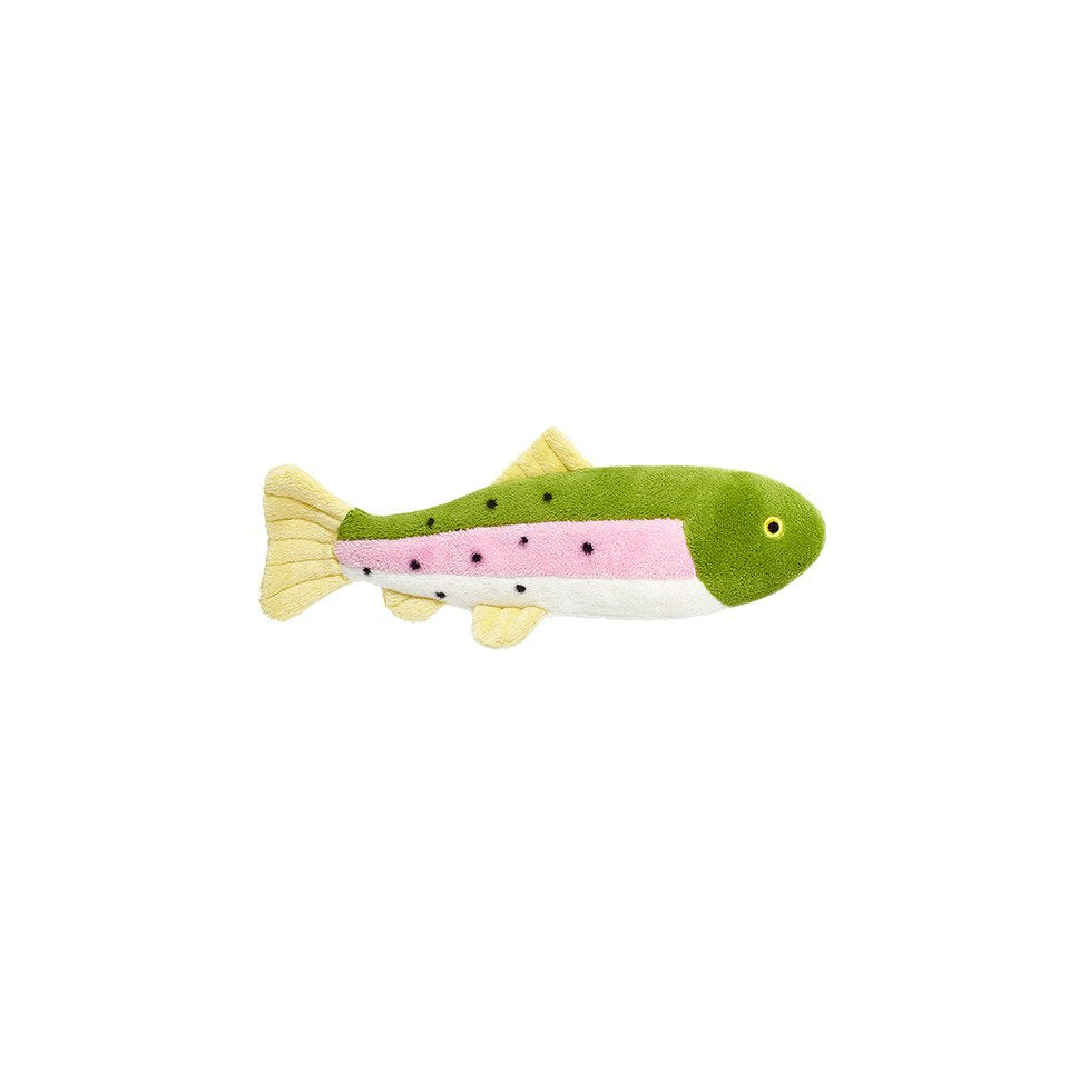 Fluff & Tuff Burt The Lake Trout Dog Toy