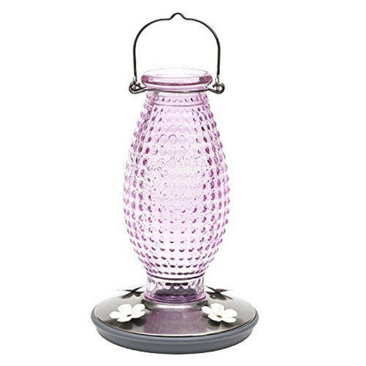 Perky Pet Pink Hobnail Hummingbird Feeder - 16 oz