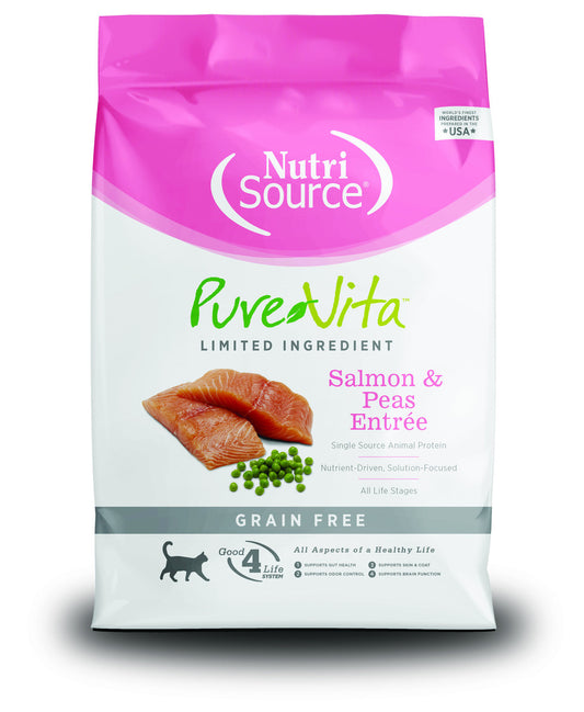 NutriSource Purevita Grain-Free Salmon Cat Food - 2.2 lbs