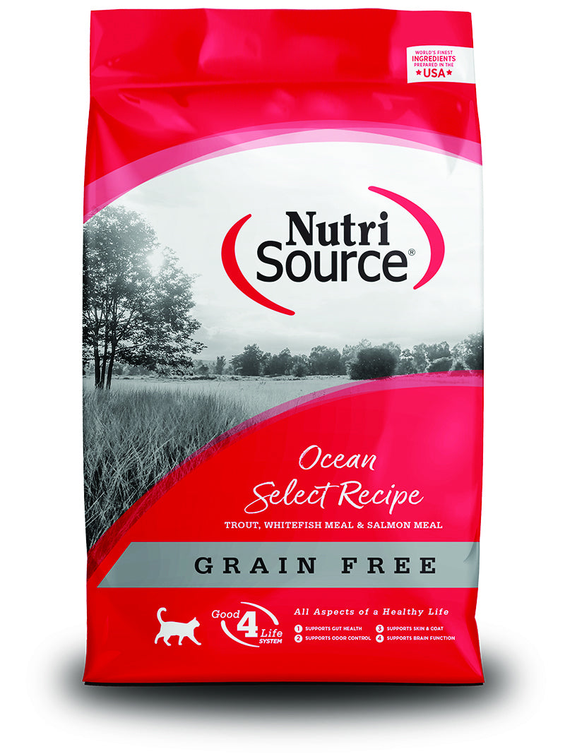 NutriSource Whitefish & Salmon Grain Free Ocean Select Entrée - 15LB