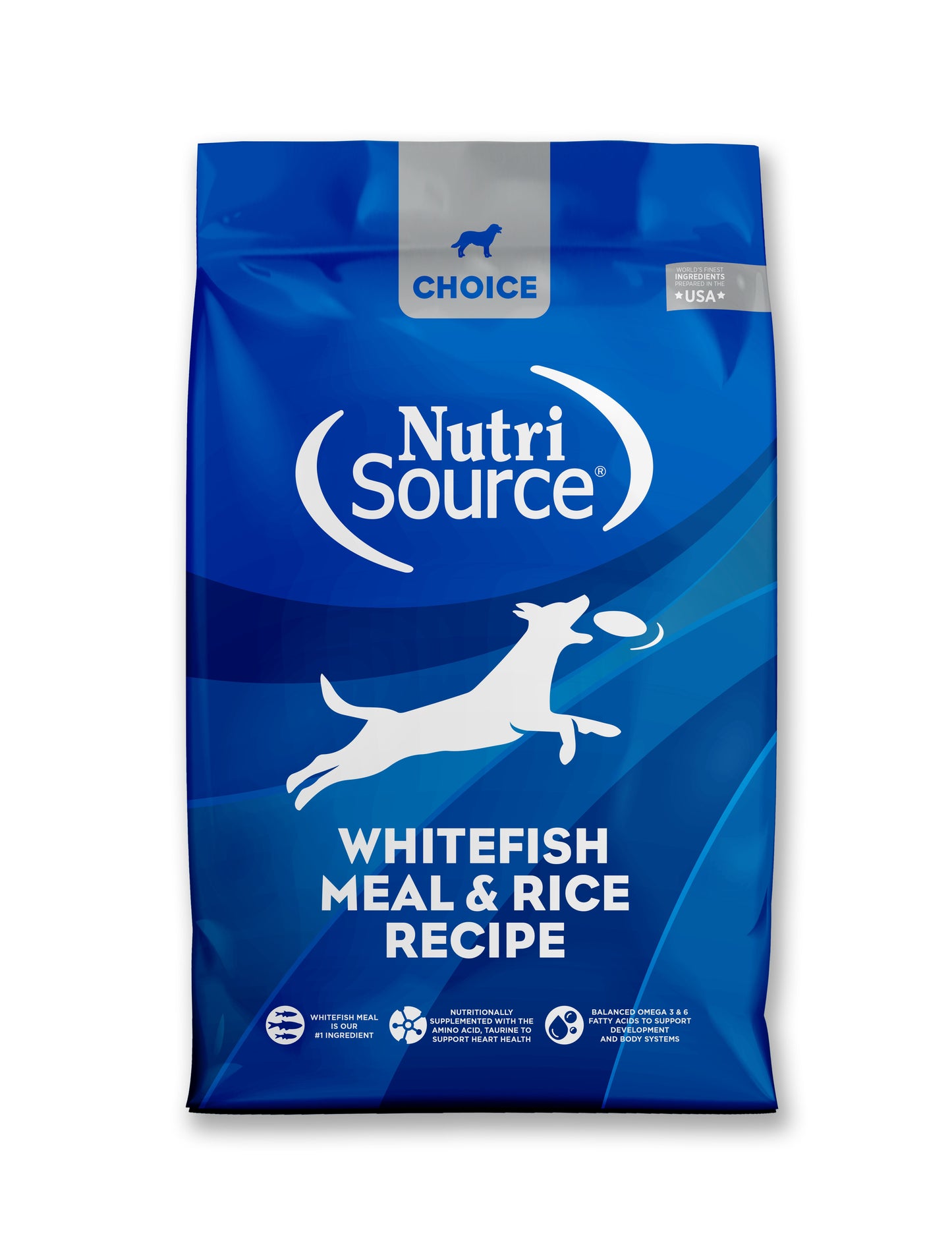 NutriSource Choice Made with Whitefish Meal & Barley Dry Dog Food - 5LB